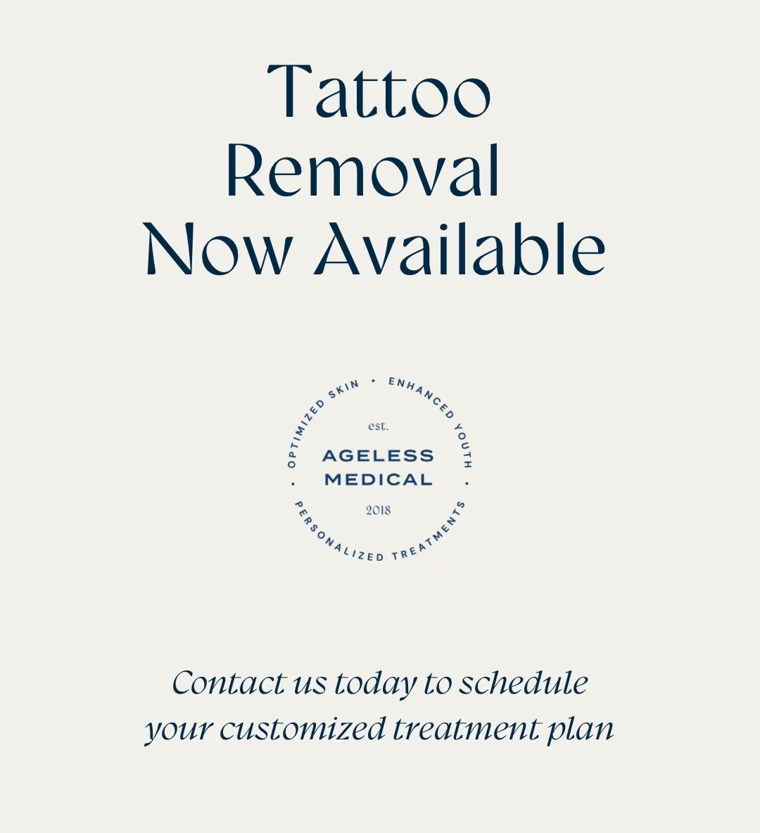 tattoo removal now available