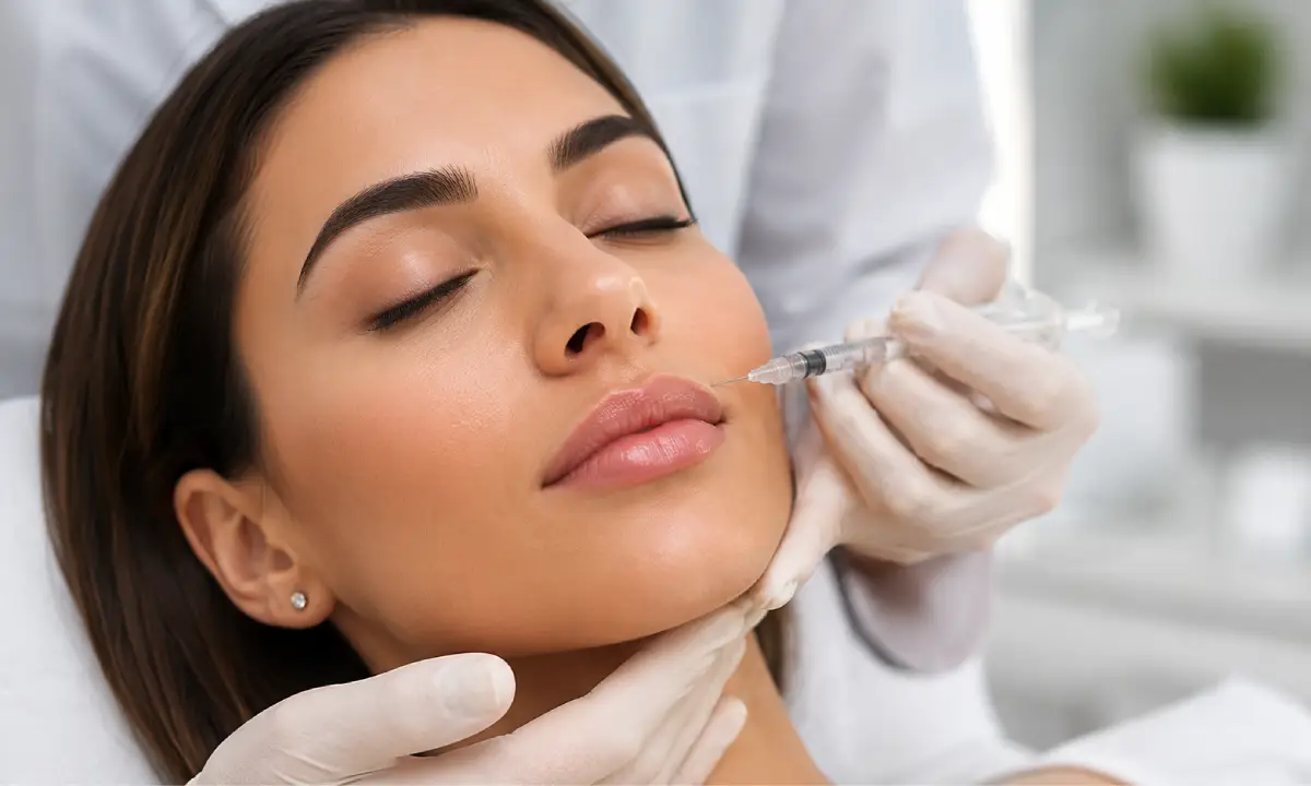 A Woman Gets Dermal Fillers in Cheyenne, WY